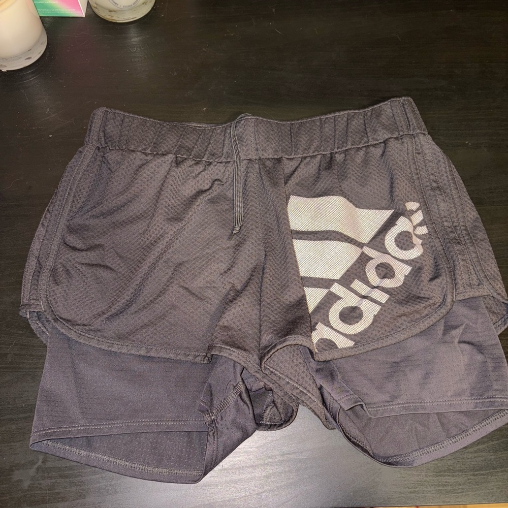 Adidas Women's Grey Shorts
